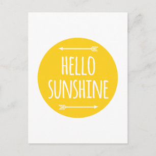 Carte Postale bonjour soleil