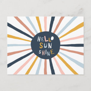 Carte Postale Bonjour Soleil