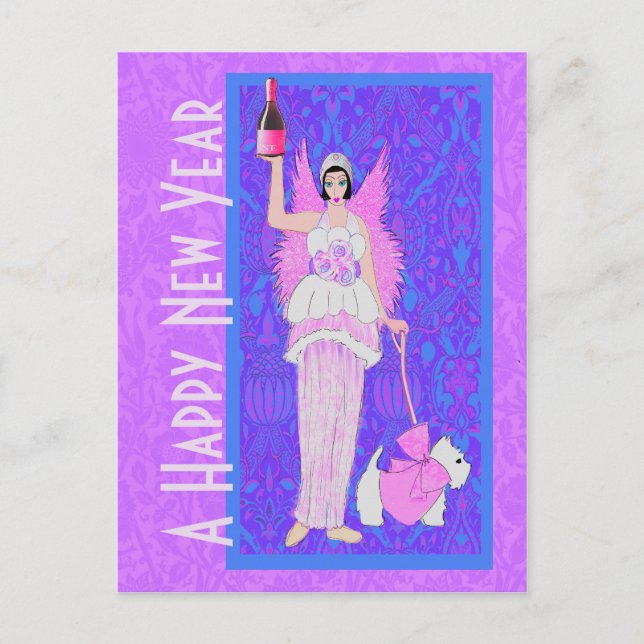 Carte Postale Bonne année (Devant)