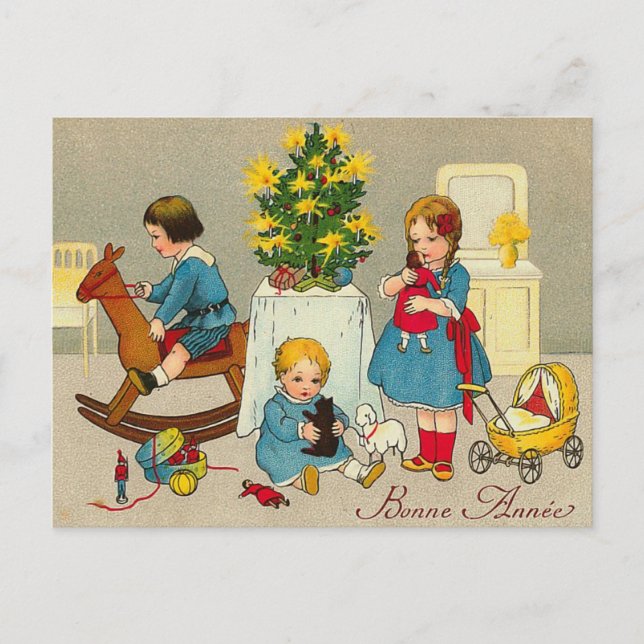 Carte postale "Bonne Annee" (Devant)