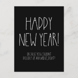 Carte Postale Bonne année 2026 Sarcastique