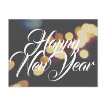 Bonne année aux lumières vives