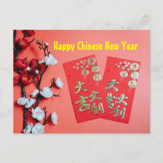 Carte Postale Bonne année chinoise