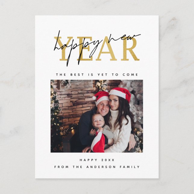 Carte Postale Bonne année photo (Devant)