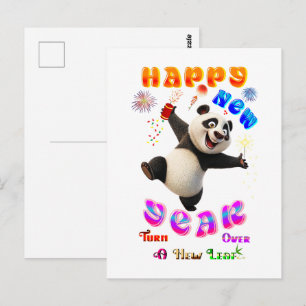 Carte Postale Bonne Année Tourner Une Nouvelle Page
