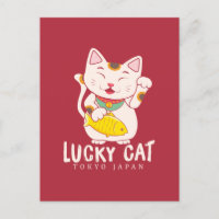 Bonne chance Charme Chat Lucky Maneki Neko Asiatiq