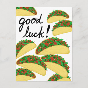 Carte Postale BONNE CHANCE Taco Avalanche Délicieux