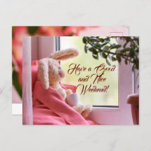 Carte postale Bonne et belle fin de semaine