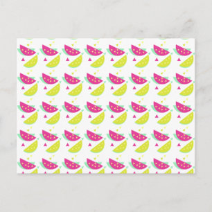 Carte Postale Bonne Fête de la Lemonade de la pastèque