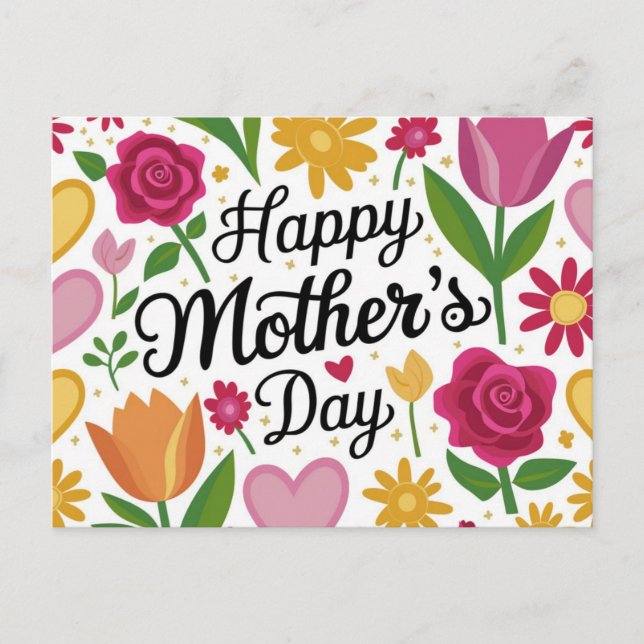 Carte Postale Bonne fête des mères (Devant)