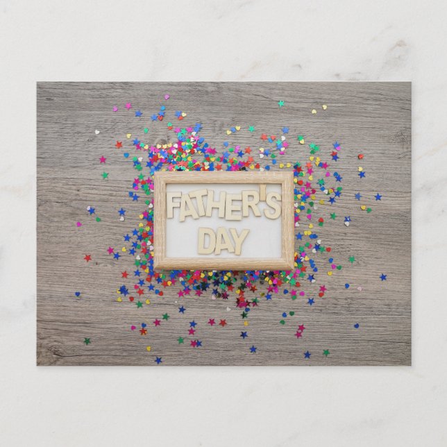 Carte Postale Bonne Fête des pères (Devant)