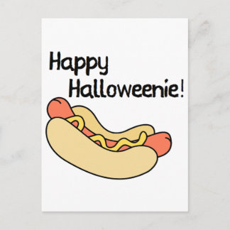 Carte Postale Bonne Halloweenie !