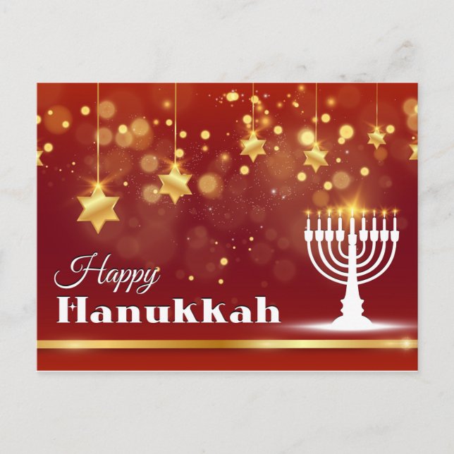 Carte Postale Bonne Hanoukka (Devant)