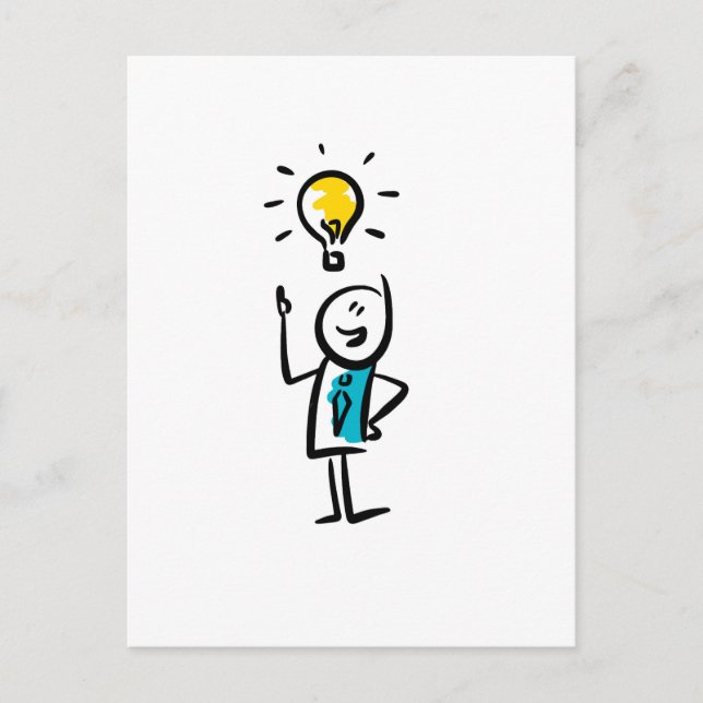 Carte Postale Bonne idée ! (Devant)