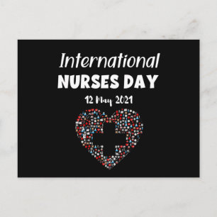 Carte Postale Bonne Journée internationale des infirmières et in