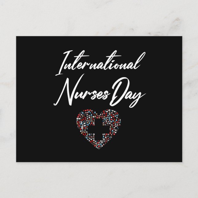 Carte Postale Bonne Journée internationale des infirmières et in (Devant)
