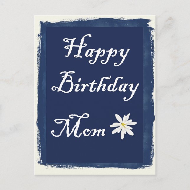 Carte Postale Bonne maman d'anniversaire (Devant)