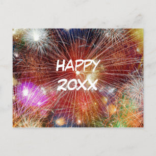 Carte Postale Bonne nouvelle année personnelle ou d'affaires