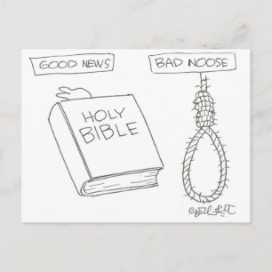 Carte Postale Bonne nouvelle ! (Bible) Mauvais noeud (noeud de l