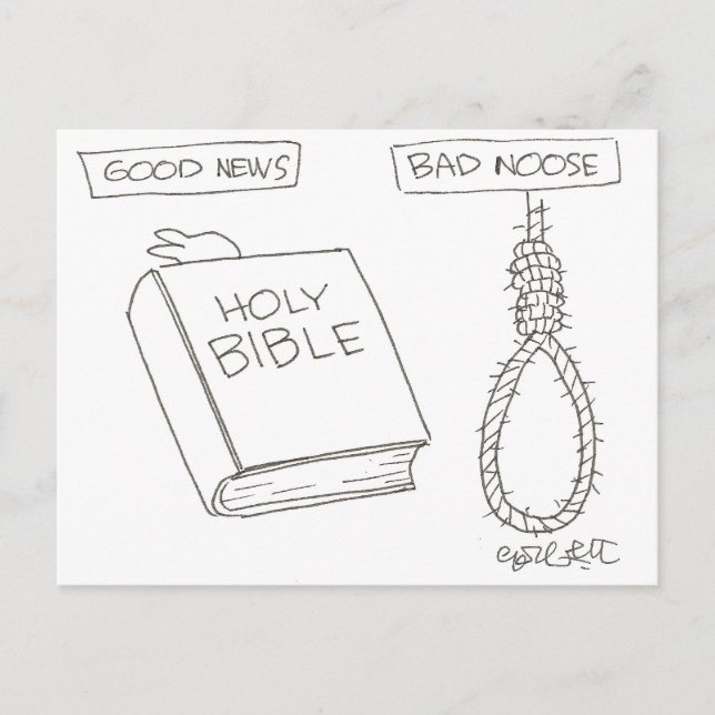 Carte Postale Bonne nouvelle ! (Bible) Mauvais noeud (noeud de l (Devant)