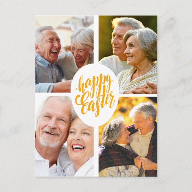 Carte Postale Bonne Pâques à tes parents (Devant)