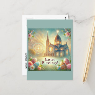 Carte Postale "Bonne Pâques : Un Jour d'Amour et de Rire"