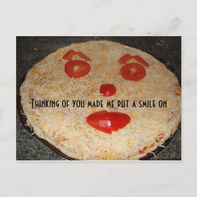 Carte Postale Bonne pizza ! (Devant)