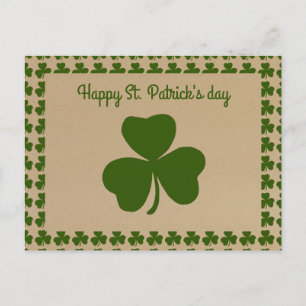 Carte Postale Bonne Saint Patrick - Patron Saint d'Irlande