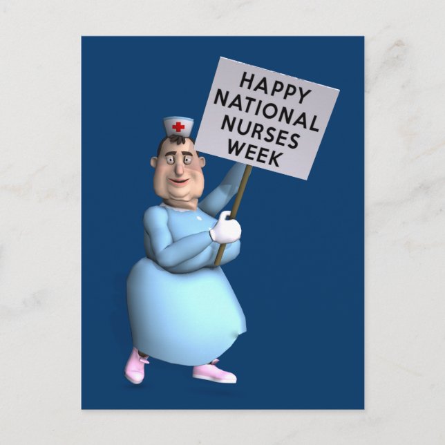 Carte Postale Bonne Semaine nationale des infirmières ! (Devant)