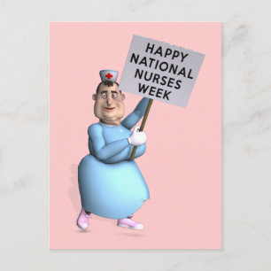 Carte Postale Bonne Semaine nationale des infirmières !
