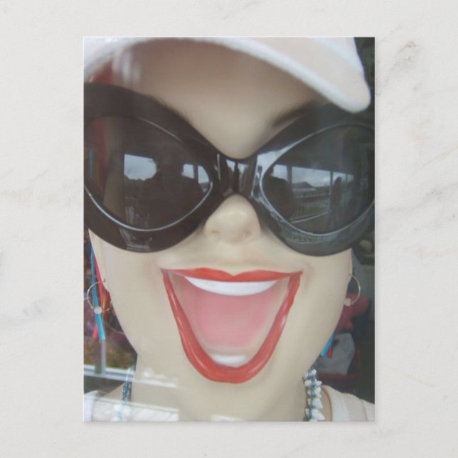 Carte Postale Bonne tête de mannequin (Devant)