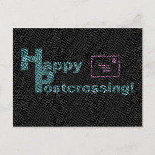 Carte postale "Bonne traversée postale ! Effet Tex