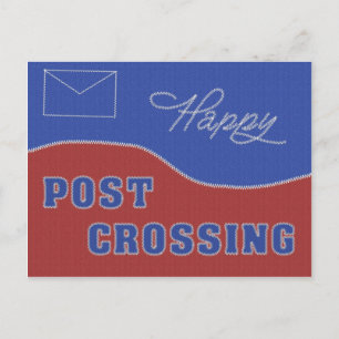 Carte postale "Bonne traversée postale ! Points"