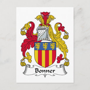 Carte Postale Bonner Family Crest