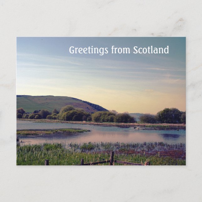 Carte Postale Bonnie Scotland — Scottish Loch View (Devant)