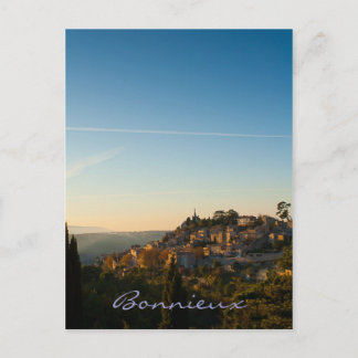 Carte Postale Bonnieux, village dans le Luberon, Provence.