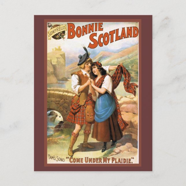 Carte Postale Bonny Scotland (Devant)
