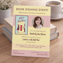 Book Signing Event Author Appearance Pastel 