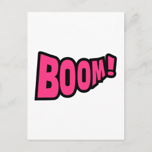 Carte Postale Boom