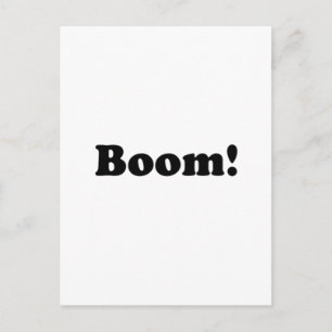 Carte Postale Boom !