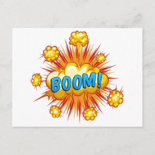 Carte Postale Boom