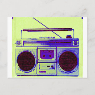 Carte Postale Boombox