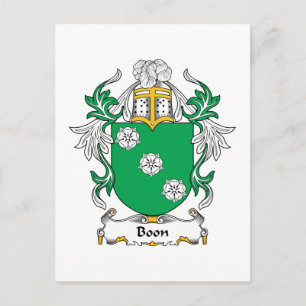 Carte Postale Boon Family Crest