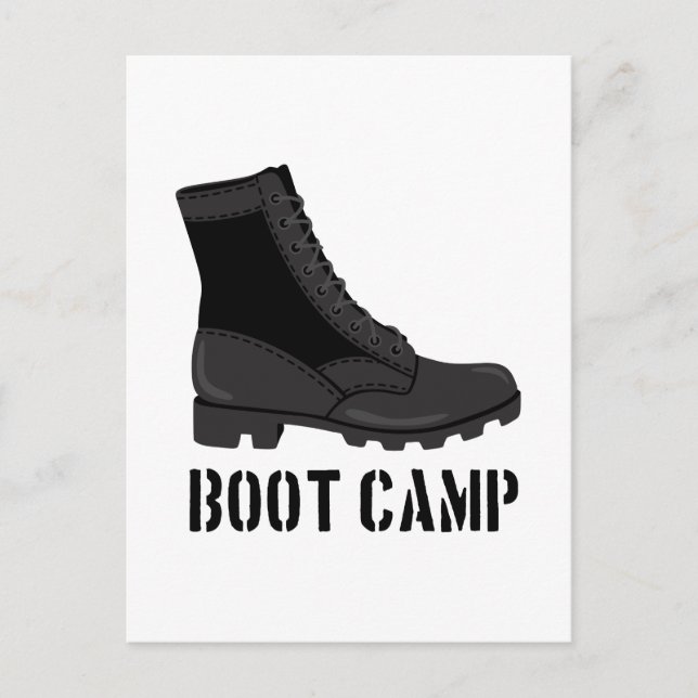 Carte Postale Boot Camp (Devant)