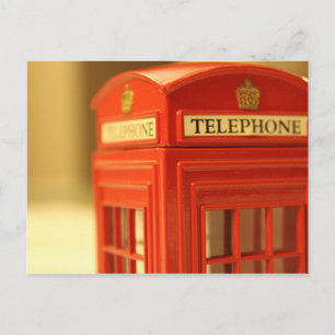 Carte Postale Booth de téléphone rouge