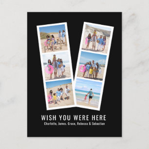 Carte Postale Booth Photo Personnalisée 6 images et texte