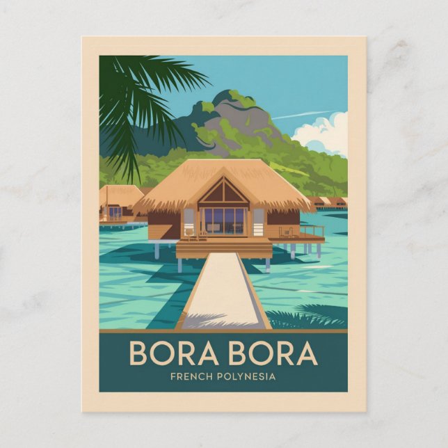Carte Postale Bora Bora Polynésie française (Devant)