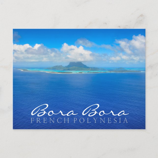 Carte Postale Bora Bora, Polynésie française (Devant)