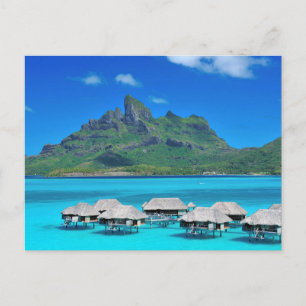 Carte postale Bora Bora, Sous-Le-Vent, Polynésie f