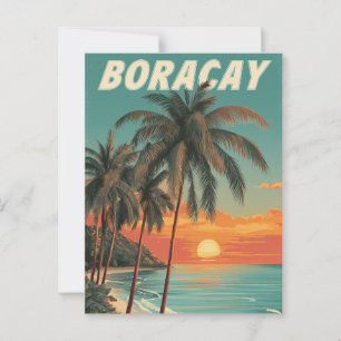Carte Postale Boracay vintage